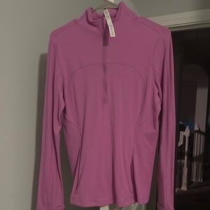lululemon athletica Women's Pink Quarter-Zip Sweatshirt